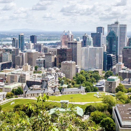 Photo of Montreal downtown.